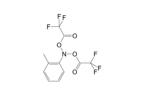 Benzenamine, 2-methyl-N,N-bis(trifluoroacetoxy)-