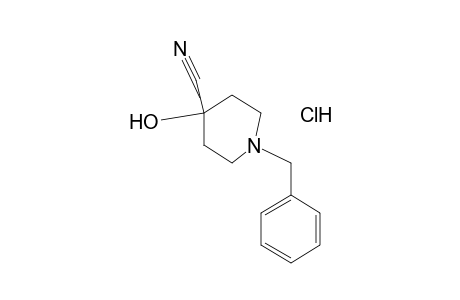 1-Benzyl-4-hydroxyisonipecotonitrile hydrochloride