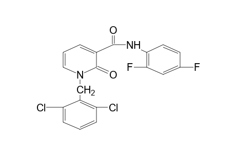 1-(2,6-DICHLOROBENZYL)-2',4'-DIFLUORO-1,2-DIHYDRO-2-OXONICOTINANILIDE