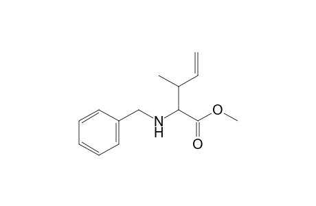 2-(benzylamino)-3-methyl-pent-4-enoic acid methyl ester