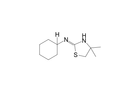 2-(cyclohexylimino)-4,4-dimethylthiazolidine