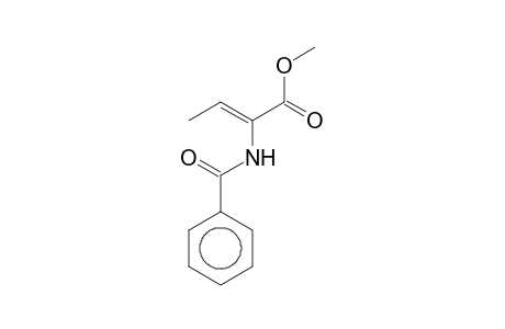 METHYL-(Z)-2-(N-BENZOYLAMINO)-2-BUTENOATE;MAJOR_ISOMER