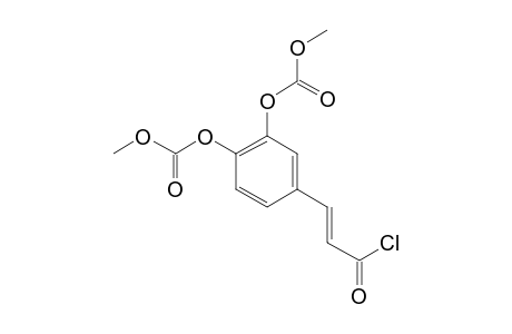 Carbonic acid, methyl ester, diester with 3,4-dihydroxycinnamoyl chloride