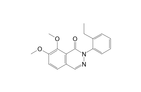 7,8-Dimethoxy-2-(2-ethylphenyl)-1(2H)-phthalazinone