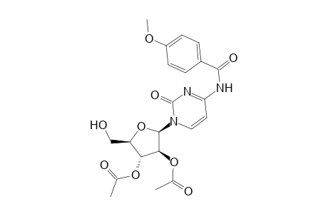 Benzamide, N-[1-(2,3-di-O-acetyl-.beta.-D-arabinofuranosyl)-1,2-dihydro-2-oxo-4-pyrimidinyl]-4-methoxy-