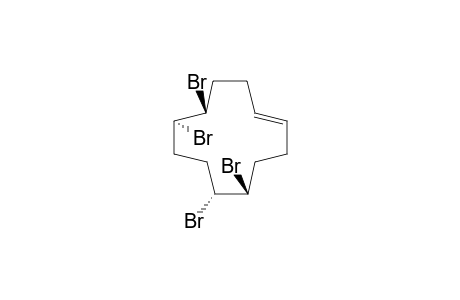 (E)-(5R,6S,9R,10R)-5,6,9,10-Tetrabromo-cyclododec-1-ene - Isomer 4