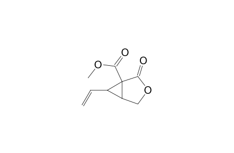 1-Oxo-4a-carbomethoxy-1,3,3a,4a-tetrahydro-4-vinyl-cyclopropa[c]furan