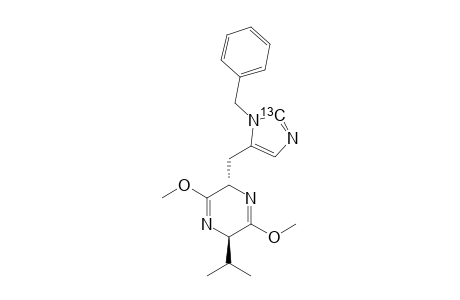 (2'-C-13)-(2S,5R)-2-[1-BENZYLIMIDAZOL-5-YL)-METHYL]-2,5-DIHYDRO-3,6-DIMETHOXY-5-ISOPROPYLPYRAZINE