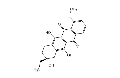 8-ETHYL-1-METHOXY-7,8,9,10-TETRAHYDRO-6,8,11-TRIHYDROXY-5,12-NAPHTHACENEDIONE