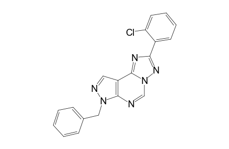 7-Benzyl-2-(2-chlorophenyl)-7H-pyrazolo[4,3-e][1,2,4]triazolo[1,5-c]pyrimidine