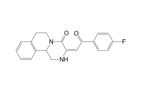 4H-pyrazino[2,1-a]isoquinolin-4-one, 3-[2-(4-fluorophenyl)-2-oxoethylidene]-1,2,3,6,7,11b-hexahydro-, (3E)-