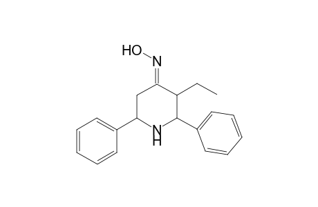 2,6-DIPHENYL-3-ETHYL-PIPERIDIN-4-ONE-OXIME