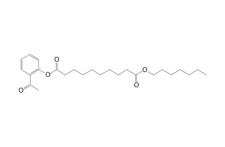 Sebacic acid, 2-acetylphenyl heptyl ester