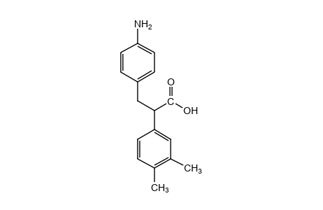3-(p-aminophenyl)-2-(3,4-xylyl)propionic acid