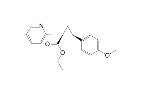 Ethyl cis-2-(4-methoxyphenyl)-1-(pyridin-2-yl)cyclopropane-1-carboxylate