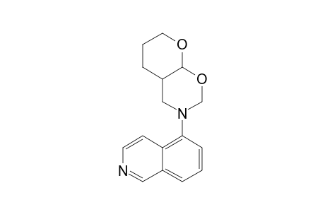 3-isoquinolin-5-yl-4,4a,5,6,7,8a-hexahydro-2H-pyrano[3,2-e][1,3]oxazine