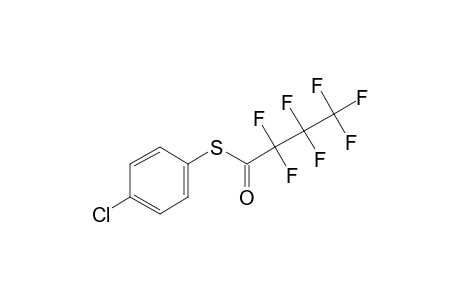 4-Chlorothiophenol, S-heptafluorobutyryl-