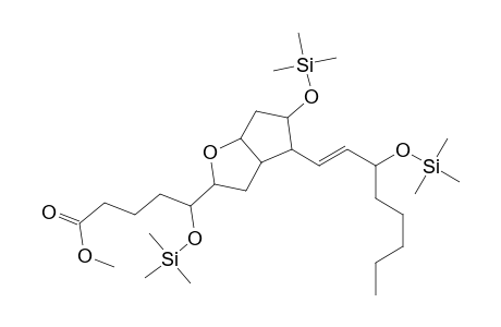 3-(1-(trimethylsiloxy)-4-(methoxycarbonyl)butyl)-7-(trimethylsiloxy)-8-(3-(trimethylsiloxy)-1-octenyl)-4-oxabicyclo[3.3.0]octane