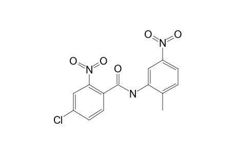 4-Chloro-N-(2-methyl-5-nitrophenyl)-2-nitrobenzamide