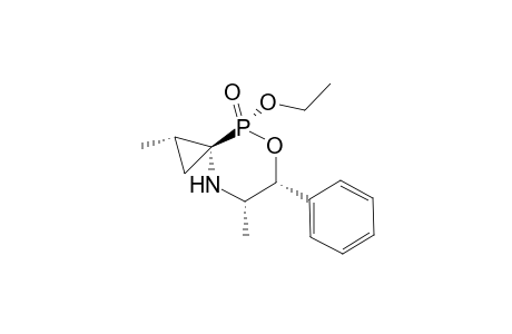 (1S,3S,4S*,6R,7S)-4-Ethoxy-1,7-dimethyl-6-phenyl-5-oxa-8-aza-4-phosphaspiro[2.5]octane 4-oxide