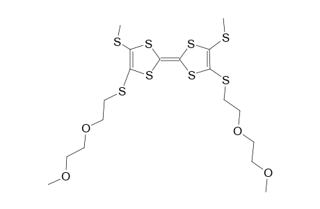 2,7(6)-BIS-[2-(2-METHOXYETHOXY)-ETHYLSULFANYL]-3,6(7)-BIS-(METHYLSULFANYL)-TETRATHIAFULVALENE