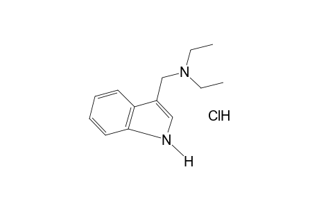 3-[(diethylamino)methyl]indole, monohydrochloride