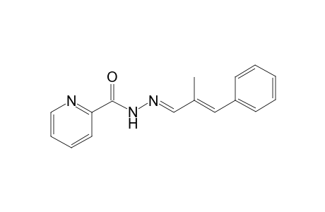 2-pyridinecarboxylic acid, 2-[(E,2E)-2-methyl-3-phenyl-2-propenylidene]hydrazide