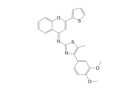 2-thiazolamine, 4-(3,4-dimethoxyphenyl)-5-methyl-N-[(4E)-2-(2-thienyl)-4H-1-benzopyran-4-ylidene]-