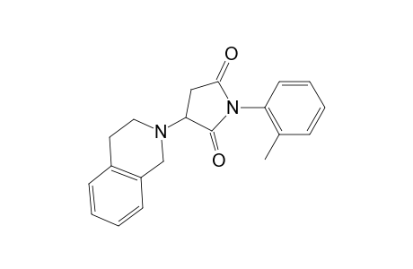 3-(3,4-Dihydro-1H-isoquinolin-2-yl)- 1-o-tolylpyrrolidine-2,5-dione