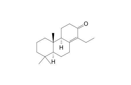 2(3H)-Phenanthrenone, 1-ethyl-4,4a,4b,5,6,7,8,8a,9,10-decahydro-4b,8,8-trimethyl-, [4aR-(4a.alpha.,4b.beta.,8a.alpha.)]-