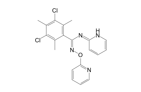 (NE,N'Z)-3,5-Dichloro-2,4,6-trimethyl-N-[2-(1H)-pyridinylidene]-N'-(2-pyridinyloxy)benzenecarboximidamide