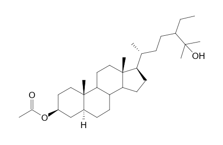 25-Hydroxy-5.alpha.-stigmastan-3.beta.-yl acetate