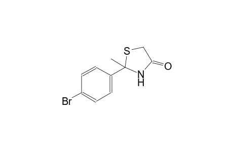 2-(p-bromophenyl)-2-methyl-4-thiazolidinone