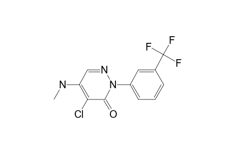 3(2H)-Pyridazinone, 4-chloro-5-(methylamino)-2-[3-(trifluoromethyl)phenyl]-