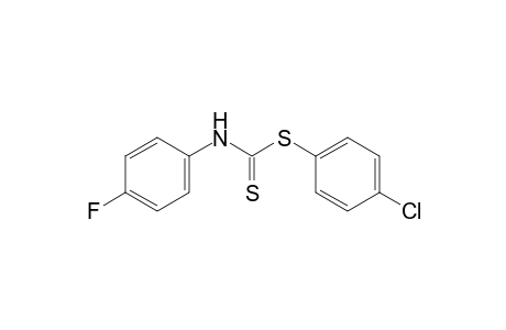 Dithio-p-fluorocarbanilic acid, p-chlorophenyl ester