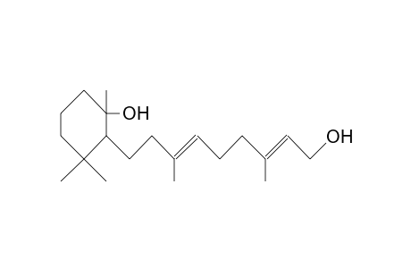 6-Hydroxy-5-(9-hydroxy-3,7-dimethyl-nona-3,7-dienyl)-4,4,6-trimethyl-cyclohexane