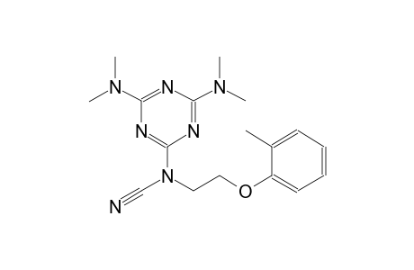 4,6-bis(dimethylamino)-1,3,5-triazin-2-yl[2-(2-methylphenoxy)ethyl]cyanamide