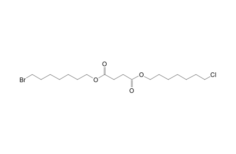 Succinic acid, 7-bromoheptyl 7-chloroheptyl ester