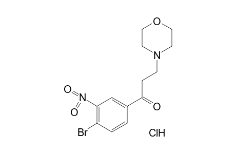 4'-bromo-3-morpholino-3'-nitropropiophenone, hydrochloride