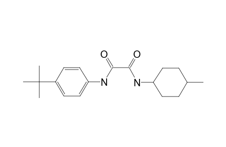 N'-(4-tert-butylphenyl)-N-(4-methylcyclohexyl)ethanediamide