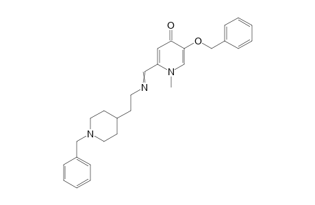 2-((2-(4-Benzylcyclohexyl)ethylimino)methyl)-5-(benzyloxy)-1-methylpyridin-4(1H)-one