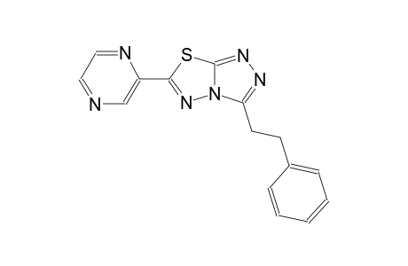 [1,2,4]triazolo[3,4-b][1,3,4]thiadiazole, 3-(2-phenylethyl)-6-pyrazinyl-