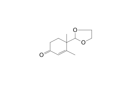 4-(1,3-Dioxolan-2-yl)-3,4-dimethyl-2-cyclohexen-1-one
