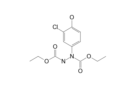 Ethyl N-(3-chloranyl-4-oxidanyl-phenyl)-N-(ethoxycarbonylamino)carbamate