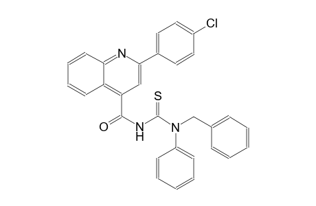 N-benzyl-N'-{[2-(4-chlorophenyl)-4-quinolinyl]carbonyl}-N-phenylthiourea