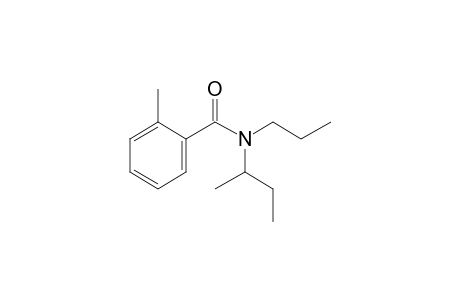 Benzamide, 2-methyl-N-(2-butyl)-N-propyl-