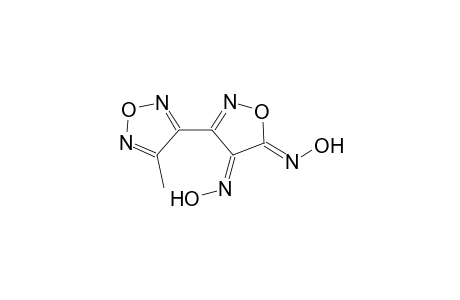 4,5-isoxazoledione, 3-(4-methyl-1,2,5-oxadiazol-3-yl)-, dioxime, (4E,5Z)-