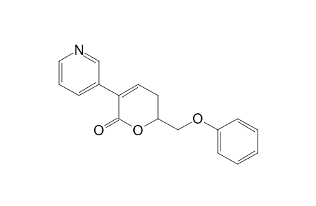 2-(Phenoxymethyl)-5-(3-pyridinyl)-2,3-dihydropyran-6-one