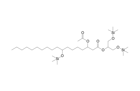 bis[(Trimethylsilyl)oxymethyl]methyl 3-acetoxy-8-[(trimethylsilyl)oxy]-octadecanoate