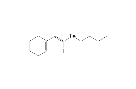 1-Iodo-1-butyltelluro-2-cyclohexenylethene